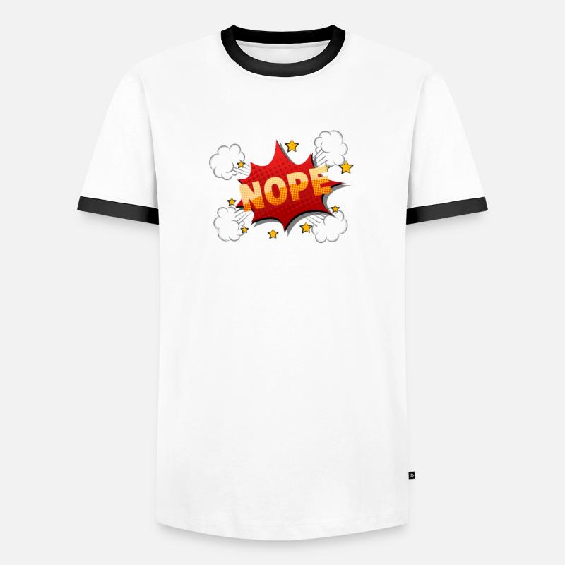 Bulle de dialogue comique non T-shirt contrasté Homme
