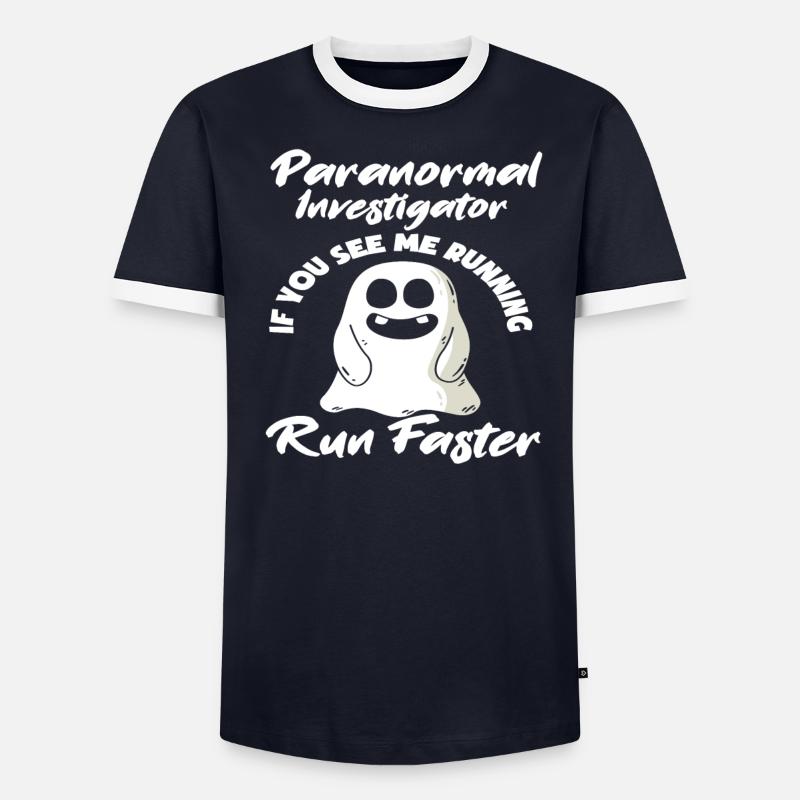 Ghost Hunter Ghost Hunt Ghosts - Men's Ringer Shirt - undefined