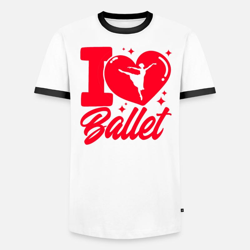 Danseuse de ballet Ballet Danse Ballet Filles T-shirt contrasté Homme