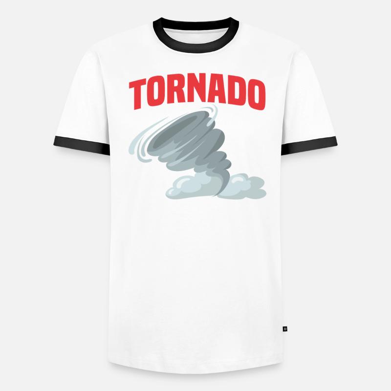 Tornado Typ Sturmjäger Männer Kontrast-T-Shirt