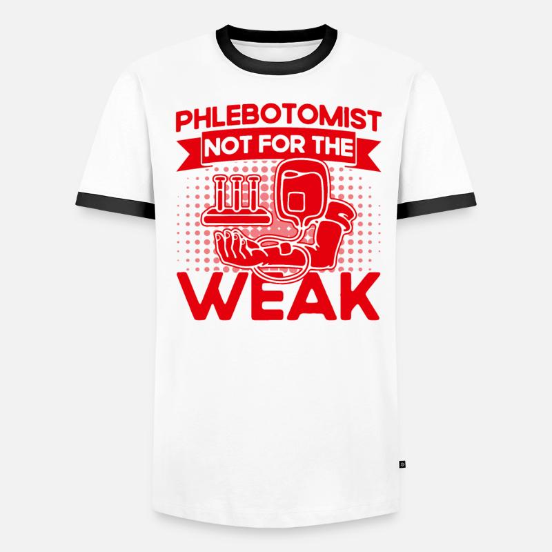 Blood sampling Phlebotomy Laboratory Phlebotomist Geschen Men's Ringer Shirt