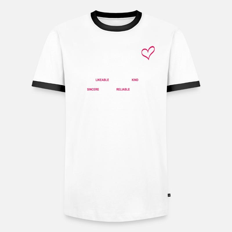 Force de perforation T-shirt contrasté Homme