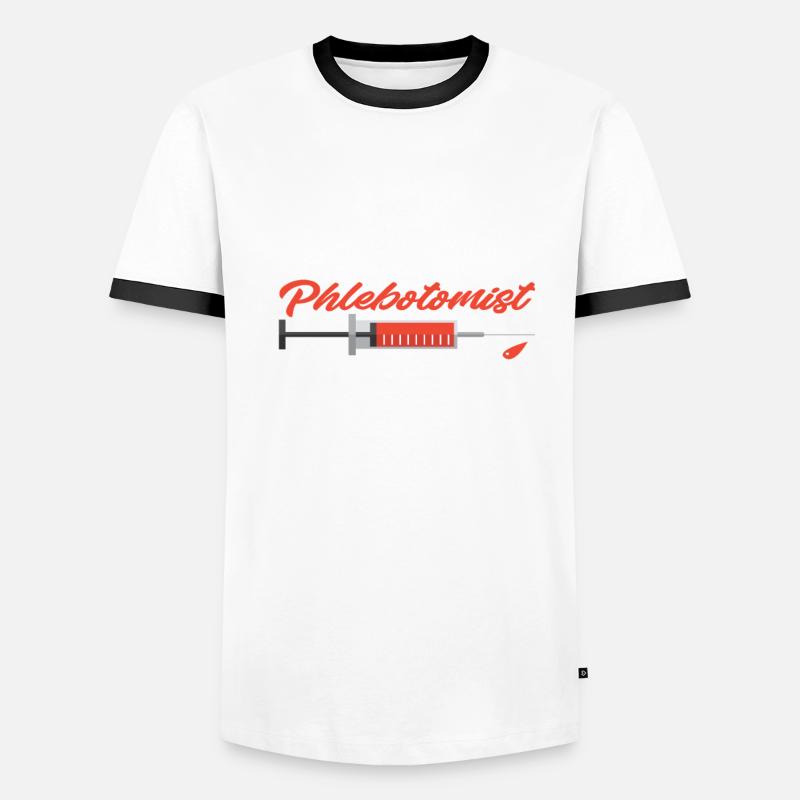Force de perforation T-shirt contrasté Homme