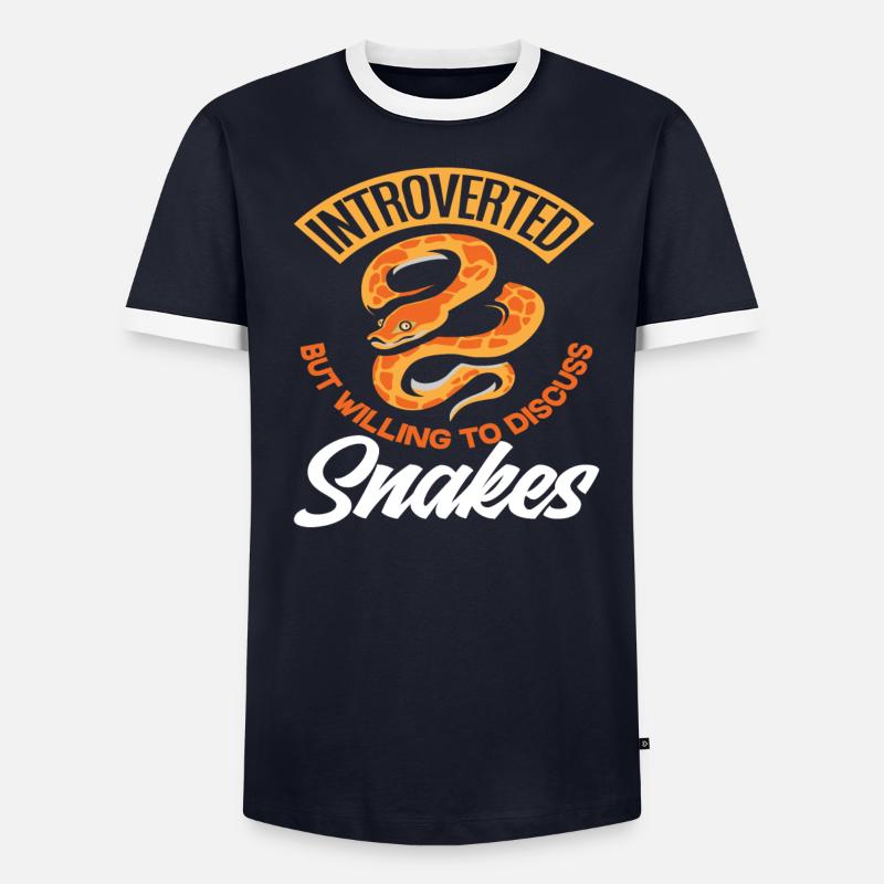 Serpent Introverti T-shirt contrasté Homme