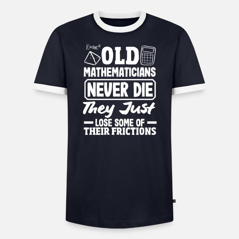 Math Teacher Math Gift - Men's Ringer Shirt - undefined