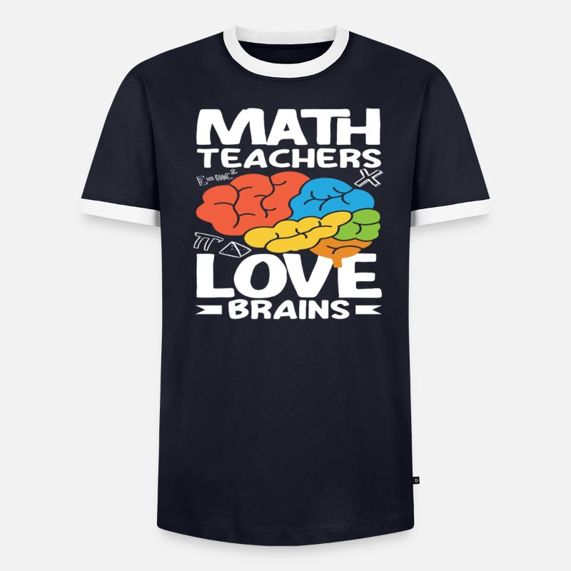 Math Teacher Math Gift - Men's Ringer Shirt - undefined