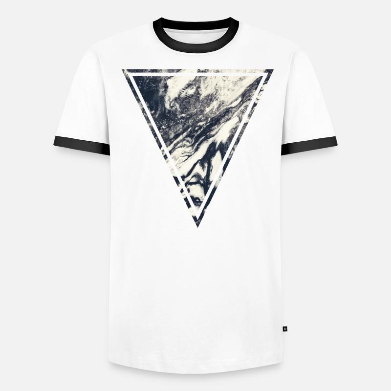 Marble Triangle Men's Ringer Shirt