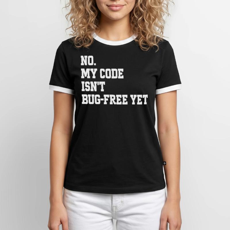 Humor Programmer Coder Bugs Gift Developer Men's Ringer Shirt