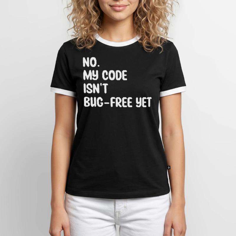 Humor Programmer Coder Bugs Gift Developer Men's Ringer Shirt
