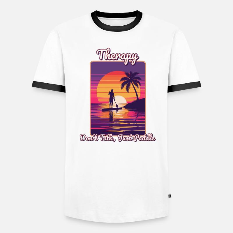 SUP - Therapy - Saying Men's Ringer Shirt