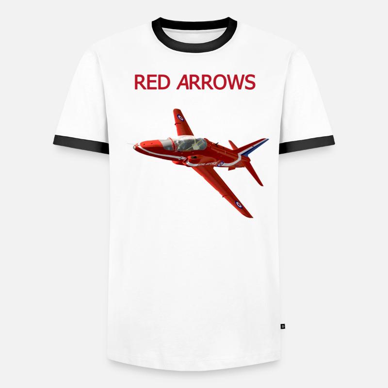 Red Arrows Hawk Men's Ringer Shirt