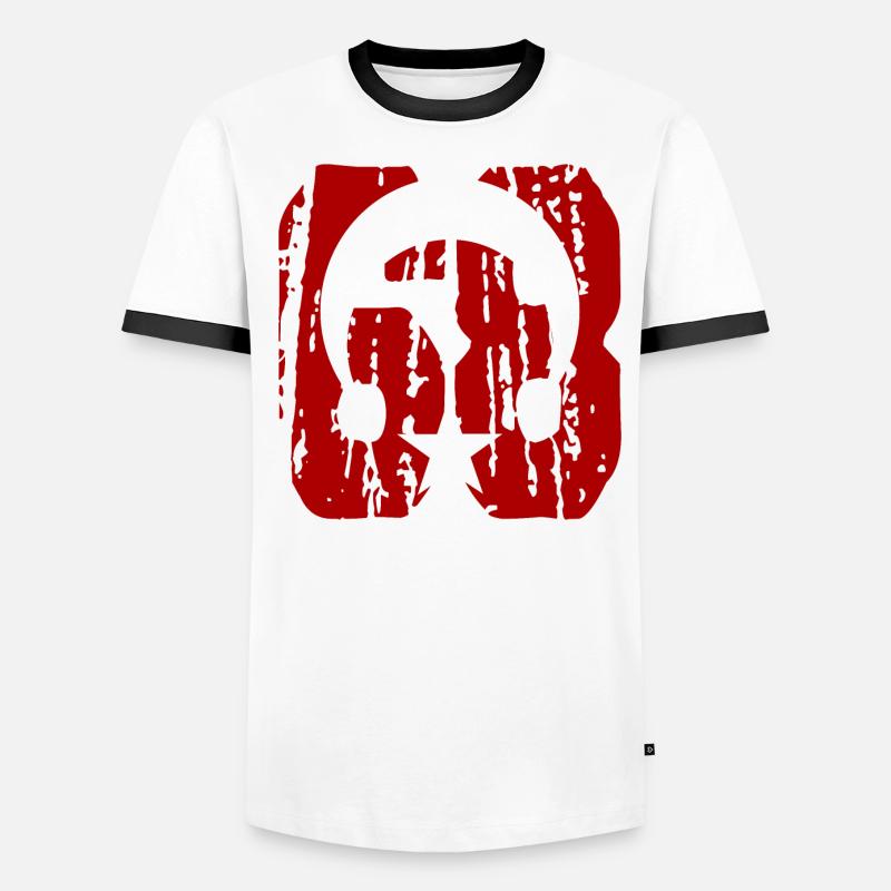Aksaray 68 style utilisé T-shirt contrasté Homme