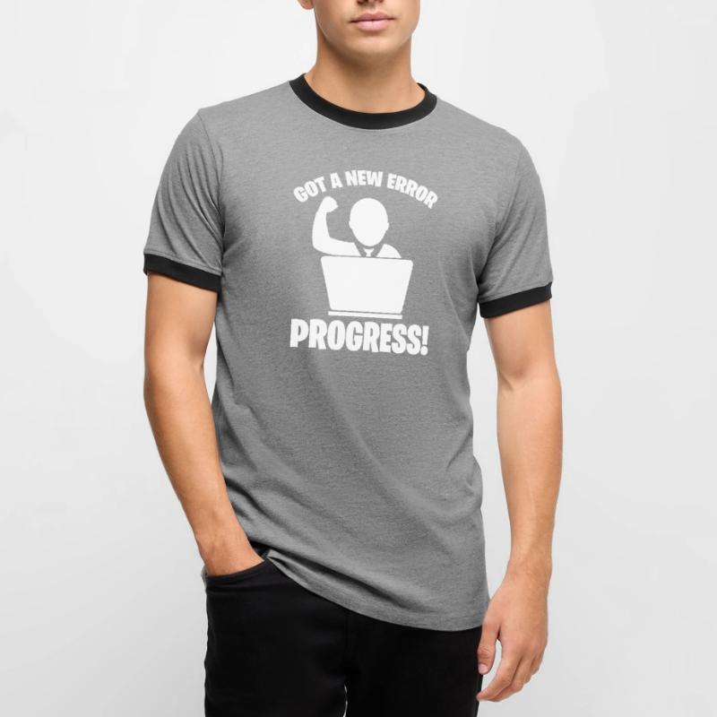 Software developer programmer software Men's Ringer Shirt