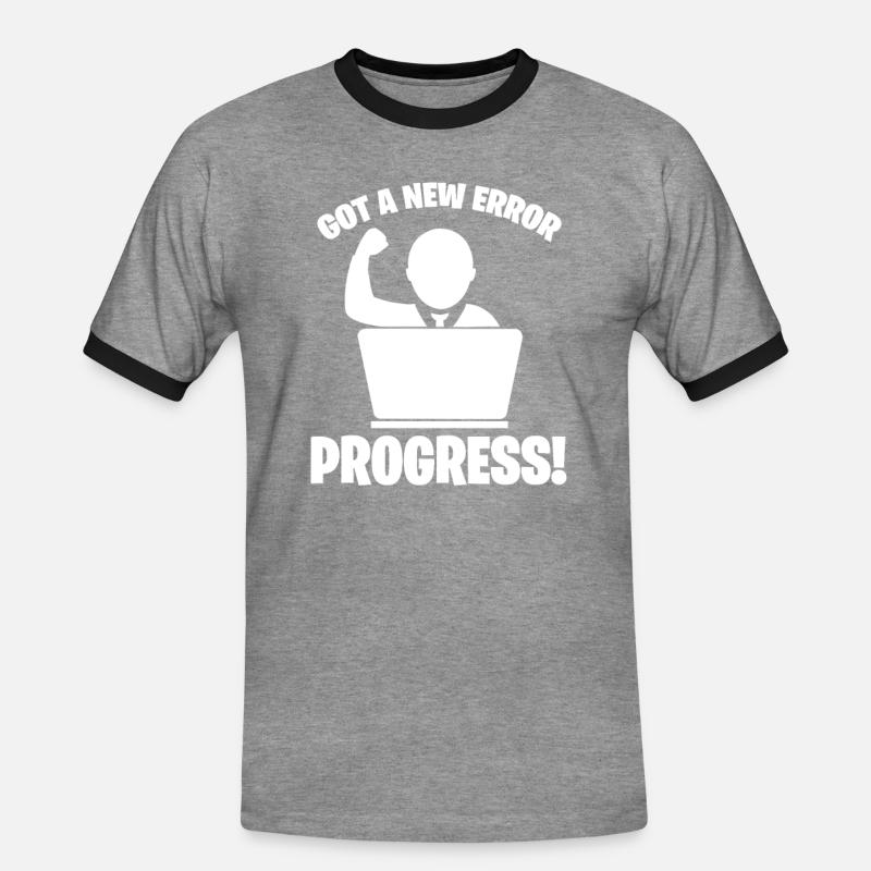 Softwareentwickler Programmierer Software - Männer Kontrast-T-Shirt - Grau meliert/Schwarz