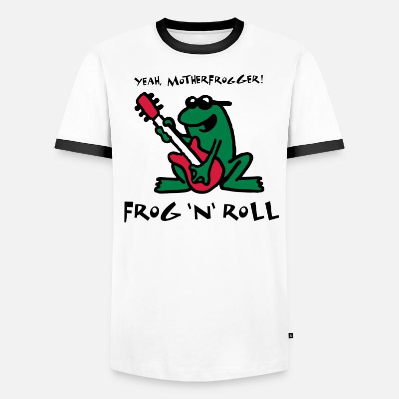 frog_n_roll_072011_d_3c Men's Ringer Shirt