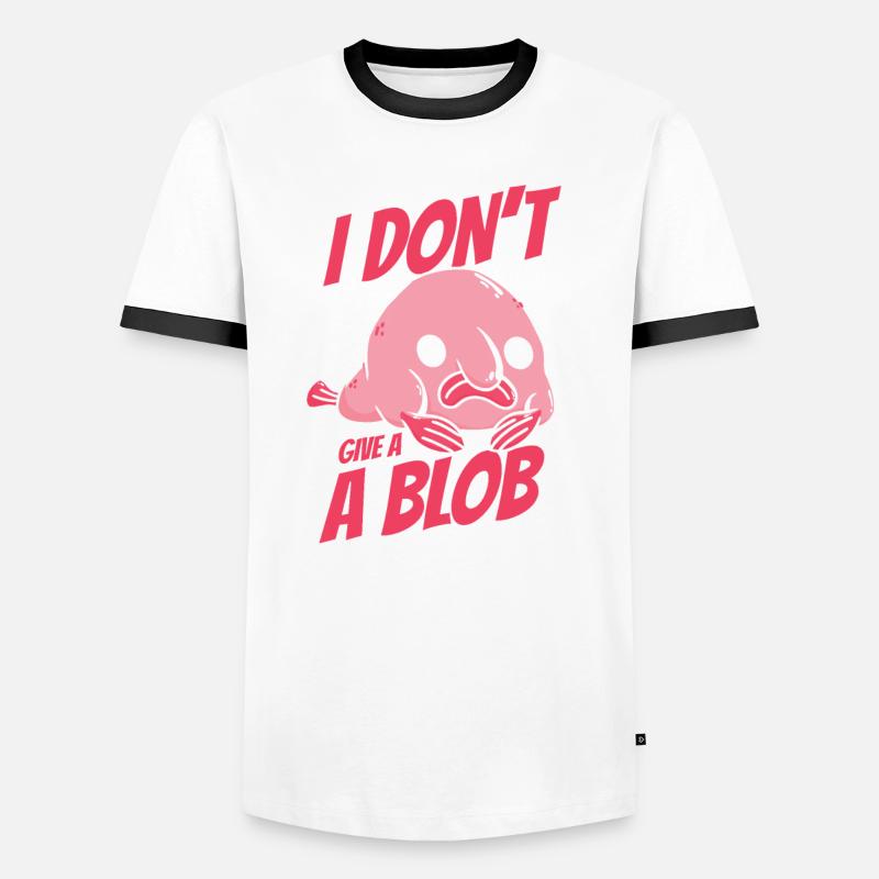 Blobfish Poisson Funny Blob Blobby Blobfish T-shirt contrasté Homme