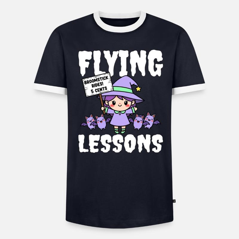 COURS DE PILOTAGE - WITCH HALLOWEEN T-shirt contrasté Homme