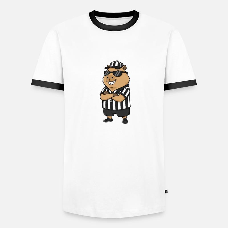 Arbitre Capybara - Arbitre impartial T-shirt contrasté Homme