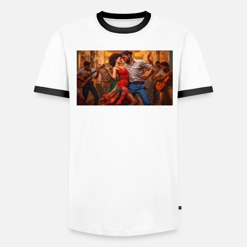Passionate Salsa Dance Men's Ringer Shirt