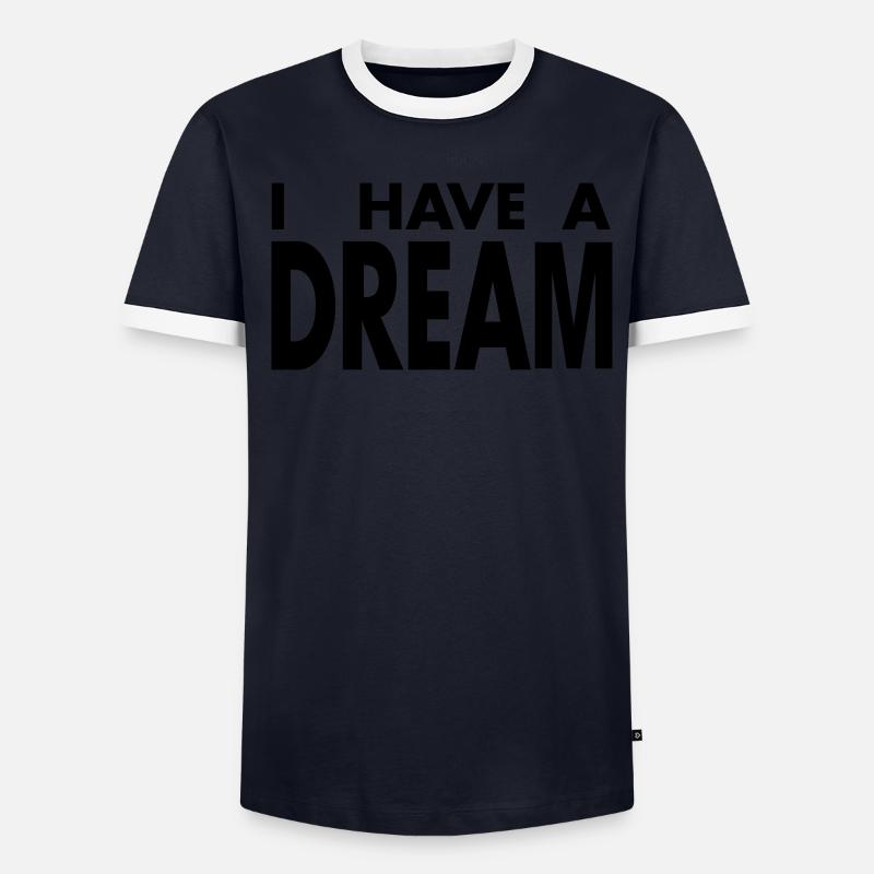 I HAVE A DREAM T-shirt contrasté Homme