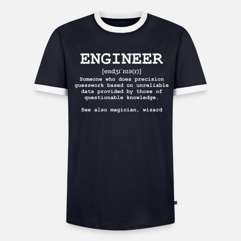 Engineer - Engineer quotes - Men's Ringer Shirt - undefined