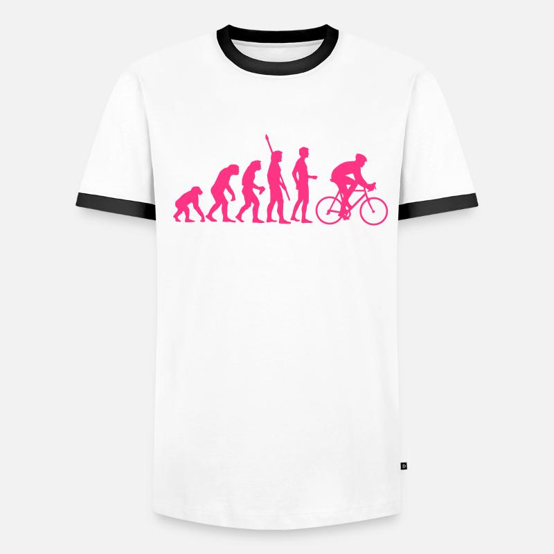evolution_radfahrer T-shirt contrasté Homme