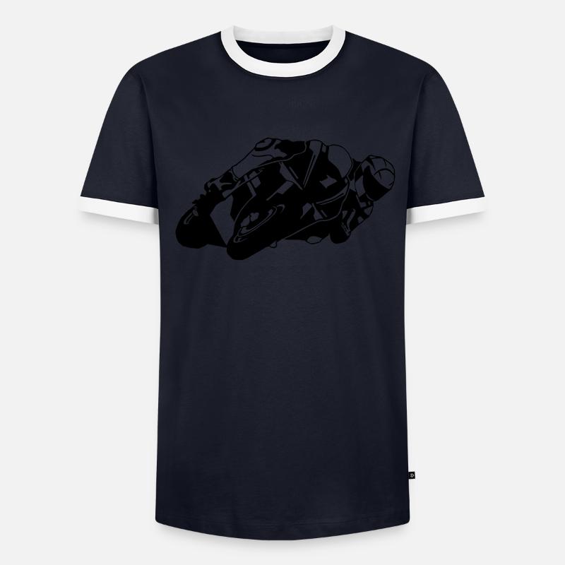 Moto-GP T-shirt contrasté Homme