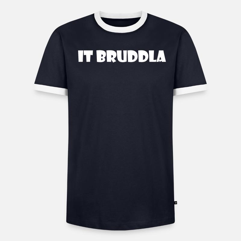 It bruddla - Männer Kontrast-T-Shirt - undefined
