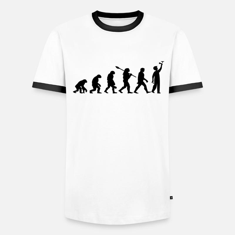 Handwerker der einzig echte - DIY Männer Kontrast-T-Shirt