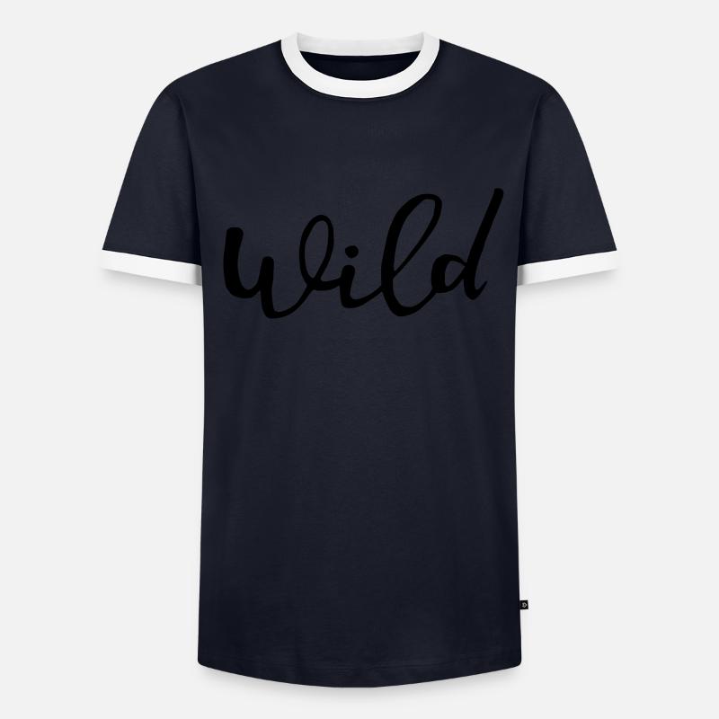 sauvage T-shirt contrasté Homme
