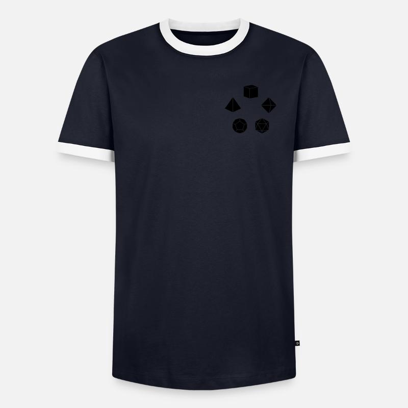 Pen&Paper Dice Set Männer Kontrast-T-Shirt