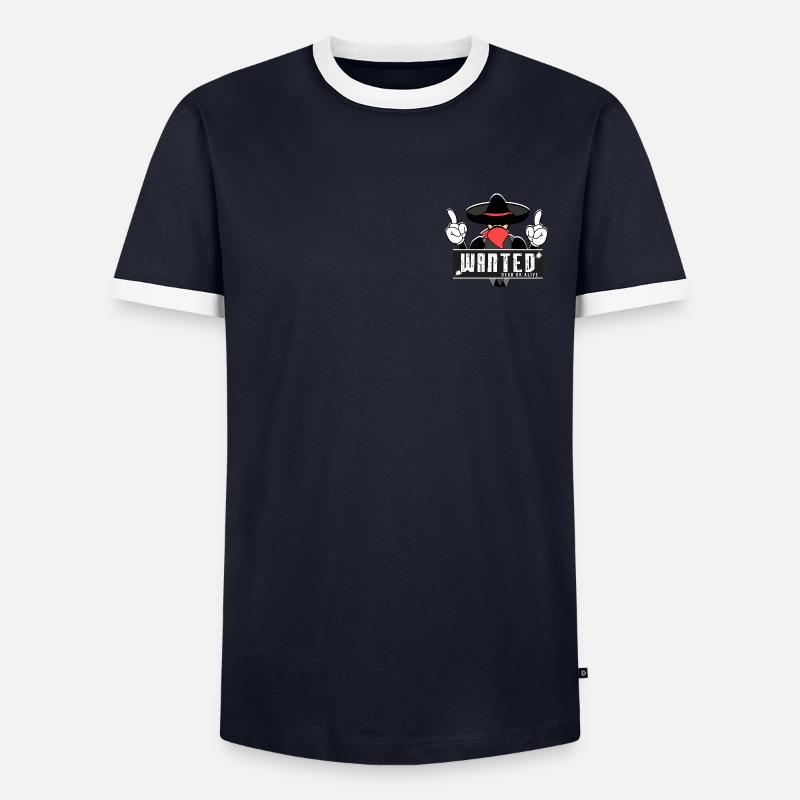 gewünscht Männer Kontrast-T-Shirt