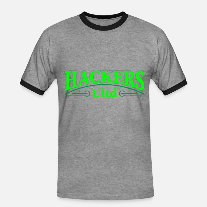 Programmierer Coder Software Entwickler - Männer Kontrast-T-Shirt - Grau meliert/Schwarz