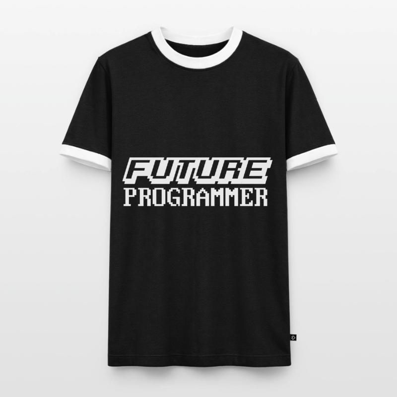 Programmierer Coder Software Entwickler Männer Kontrast-T-Shirt
