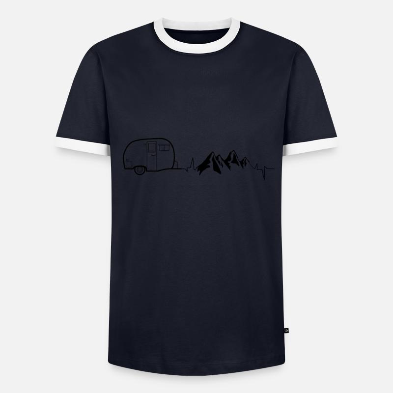 Camping-car T-shirt contrasté Homme