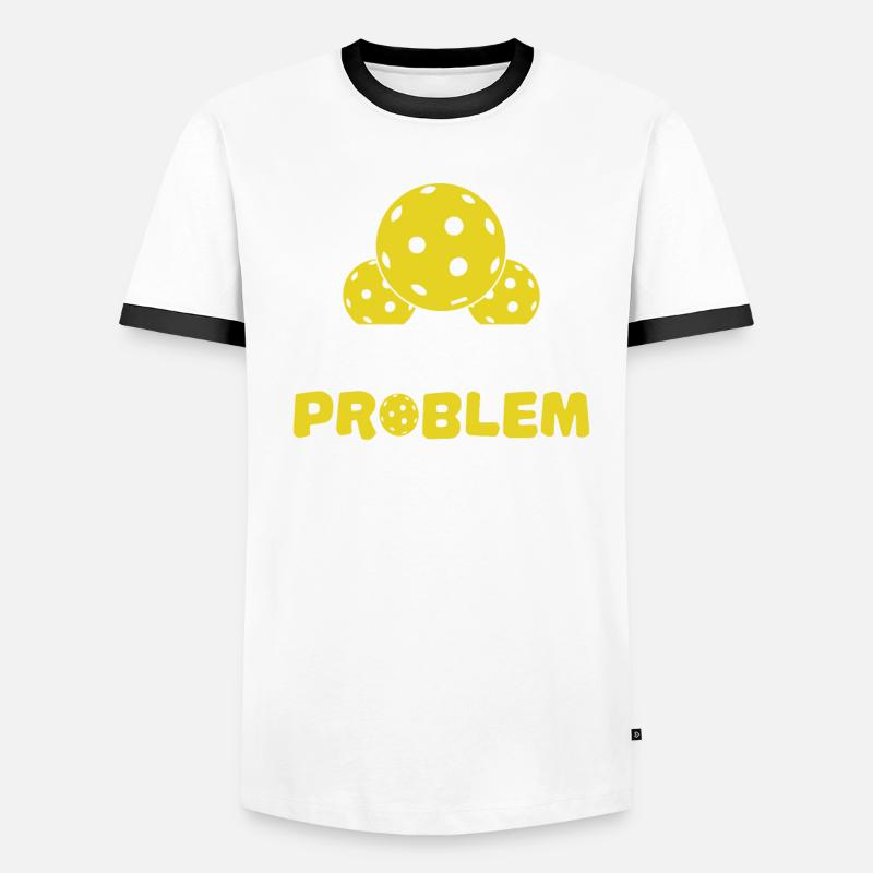 I Might Have A Dinking Problem - Pickleball Männer Kontrast-T-Shirt
