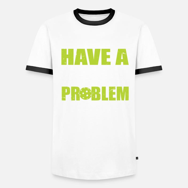 I Might Have A Dinking Problem - Pickleball Männer Kontrast-T-Shirt