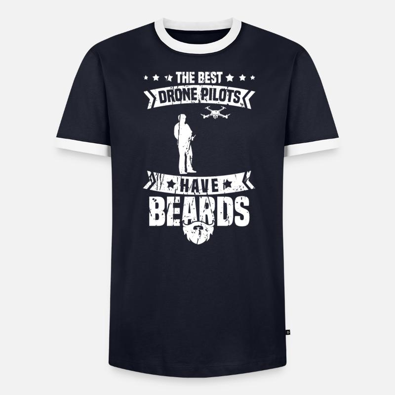Drone Drone Pilot Quadcopter - Men's Ringer Shirt - undefined