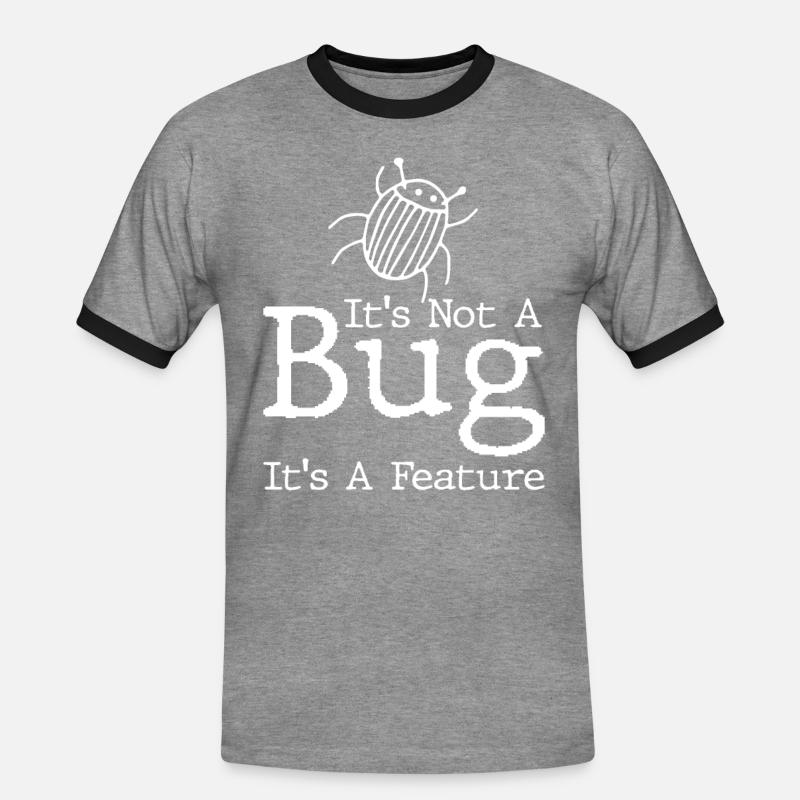Programmierer Coder Software Entwickler - Männer Kontrast-T-Shirt - Grau meliert/Schwarz
