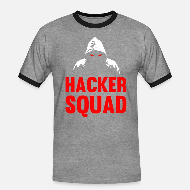 Programmierer Coder Software Entwickler - Männer Kontrast-T-Shirt - Grau meliert/Schwarz