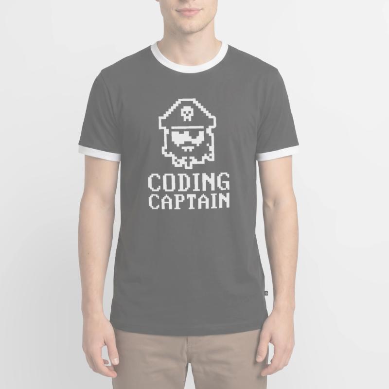 Programmierer Coder Software Entwickler Männer Kontrast-T-Shirt