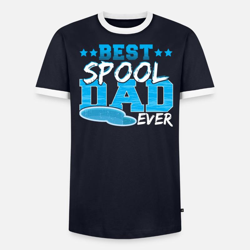Pool Guy Design for a Pool Boy Men's Ringer Shirt