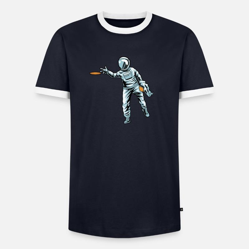 Frisbee Golf Men's Ringer Shirt