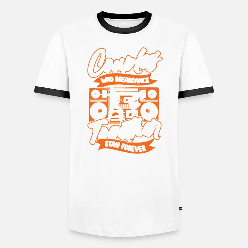 Breakdance Breakdancer Breakdancing Couple Men's Ringer Shirt