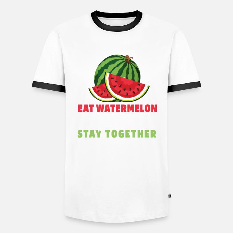 Watermelon Pair Men's Ringer Shirt