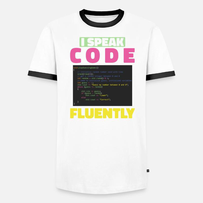 Entwickler Coder Programmierer Sarkasmus Männer Kontrast-T-Shirt