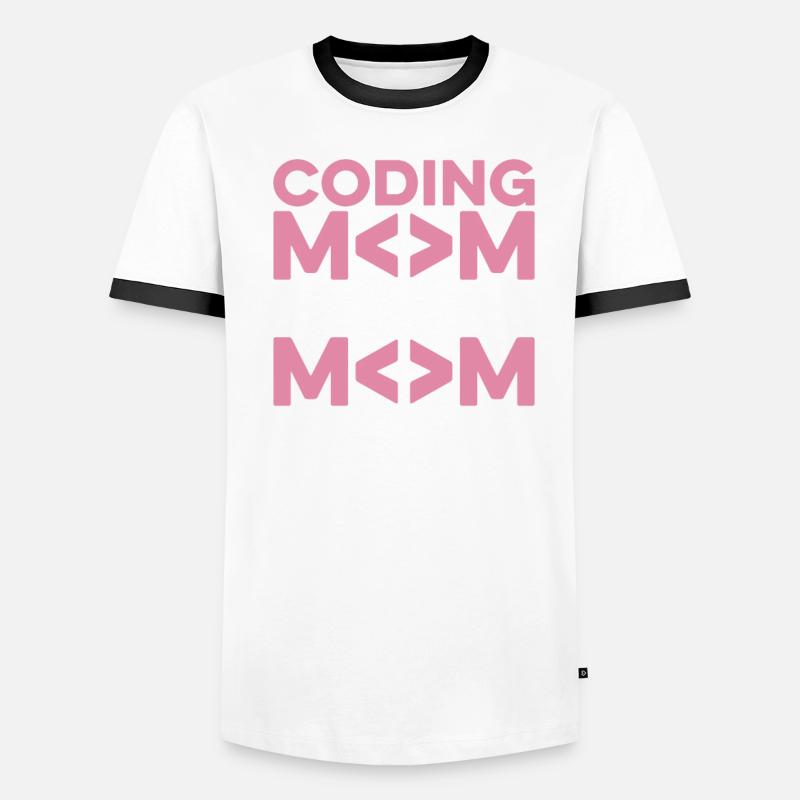 Developer Coder Programmer Mama - Men's Ringer Shirt - undefined
