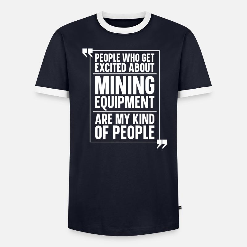 Engineer Mining Engineer - Men's Ringer Shirt - undefined