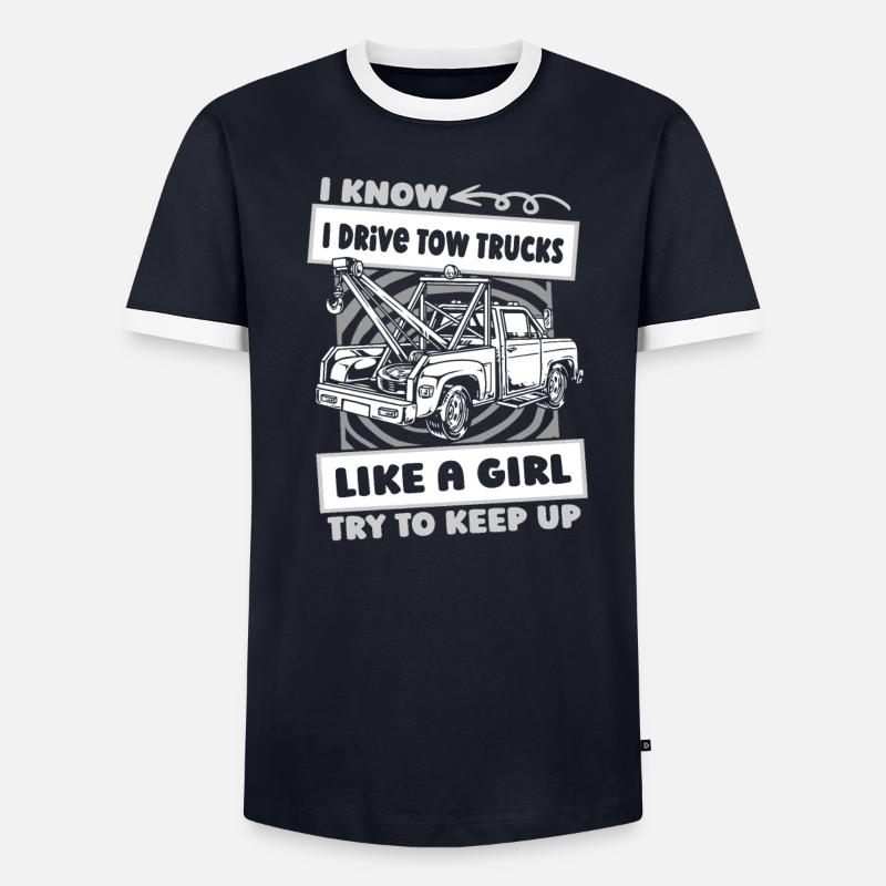 Abschleppdienst Abschlepper Witzig - Männer Kontrast-T-Shirt - undefined