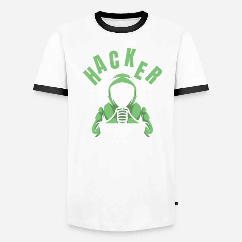 Entwickler Coder Programmierer Hacker Männer Kontrast-T-Shirt